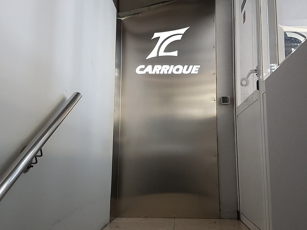 Puerta acero inoxidable